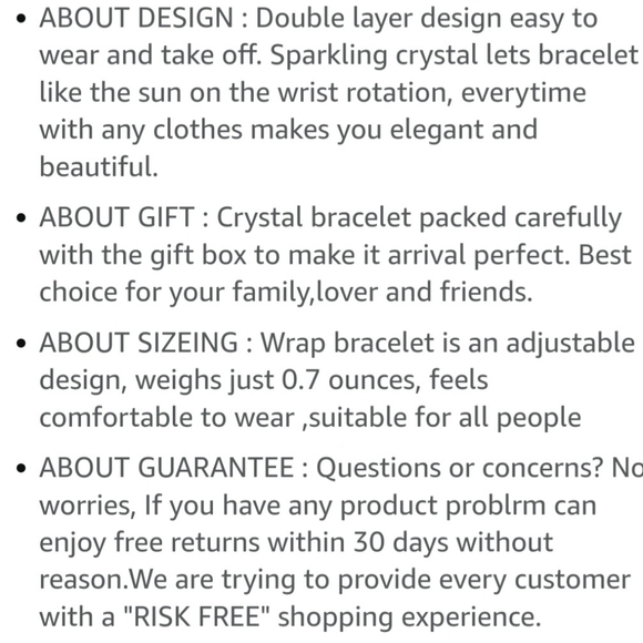 NWOT Heart Wrap Bracelet - Picture 7 of 9